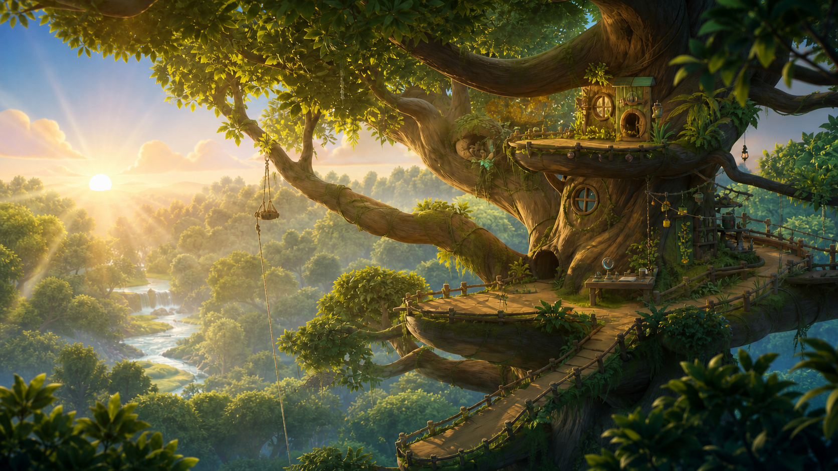 Der Entdeckerbaum in Wonderwood